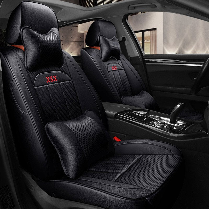 Classic Simplified Design With Streamlined Patterns Custom Car Seat Covers £¨No Pillows£© - Image 2