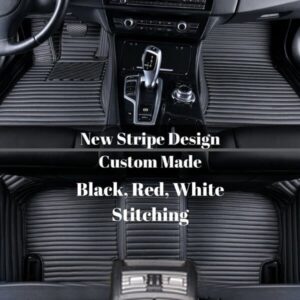 Custom Car Floor Mats High Quality Leather Moisture-Proof Skid Resistance Waterproof Wear-Resisting Most Models Are Suitable If You Do Not Find Your Car Please Note In The Shopping Cart