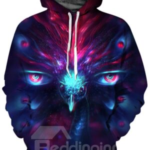 Cool Printed Graphic Unisex Pullover Athletic Couple 3D Painted Hoodie