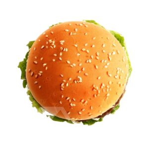 3D Hamburger Pattern Removable Mouse Pad Desk Stickers