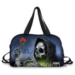 Unique Skull Sorcerer Pattern 3D Painted Travel Bag