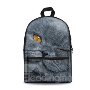 New 3D Animals Kitty Cats Print Backpack School Bags Cool Casual Laptop Packs