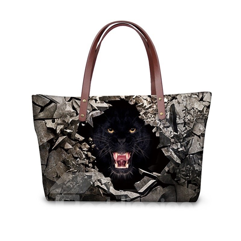 Roar in the Dark 3D Printed for Women Girls Shoulder HandBags