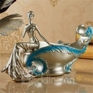 Elegant Lady Wine Cabinet Resin Crafts Modern and Creative Red Wine Rack