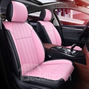 Plain Pattern Modern Style Leather Custom Car Seat Cover