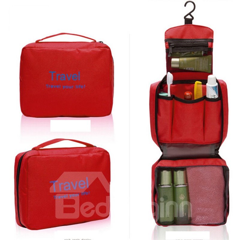 Portable Hanging Travel Toiletry Bag Waterproof Makeup Cosmetic Bag - Image 3