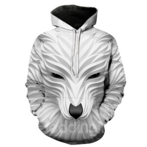 Beddinginn Print Color Block Pullover Thick Casual Men's Hoodies