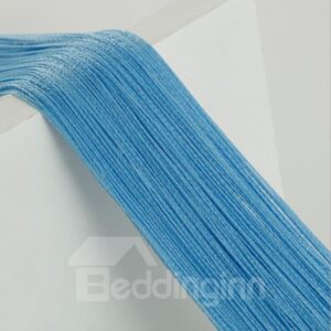 Lake Blue String Curtain Room Thread Divider Door Decoration