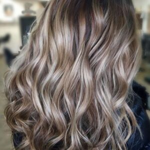 Long Curly Layered Hairstyle with Full Fringe Synthetic Capless Women Wigs 24 Inches