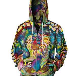 Unique Long Sleeve Big Monkey Apes Pattern 3D Painted Hoodies