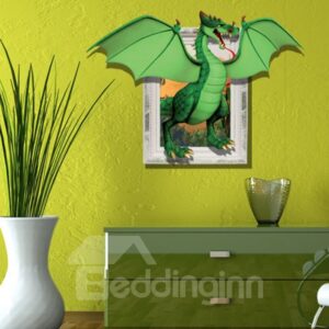 Amazing Creative 3D Herbivorous Dinosaur Wall Sticker