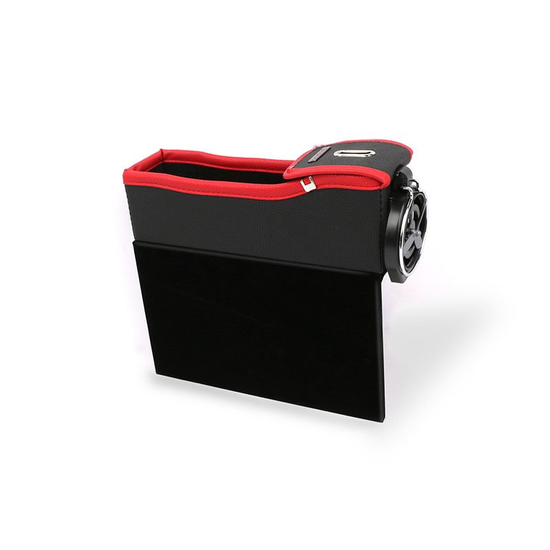 Car Seat Storage Box Gap Storage Box Bag Box Vehicle-Mounted Multi-Functional Leather Water Cup Holder - Image 5