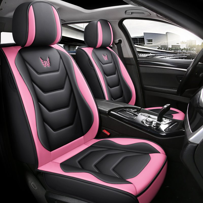 5 Seats Seat Covers Full Coverage Soft Wear Resistant Durable Skin Friendly Man Made Leather Airbag Compatible Universal Fit Seat Covers for Sedan SUV Truck - Image 5