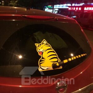 Cute And Creative Kitten Shaped Windscreen Wiper Car Sticker