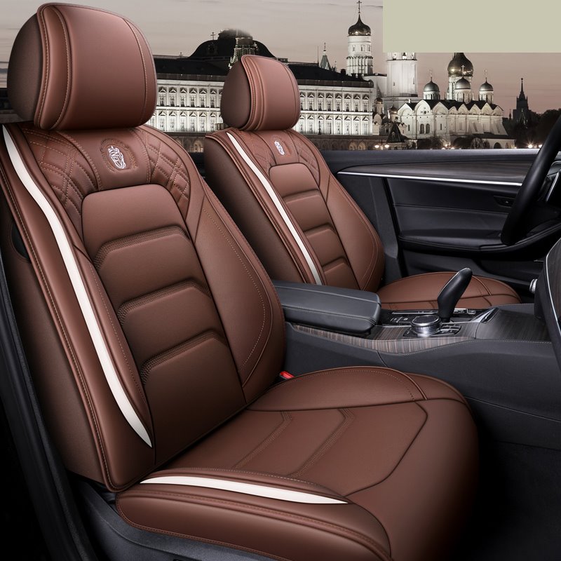 Sport Style 5 Seater Full Coverage Universal Fit Seat Covers High Quality Leather Material Wear Resistant and Durable £¨Ford Mustang and Chevrolet Camaro are Not Suitable£© - Image 2