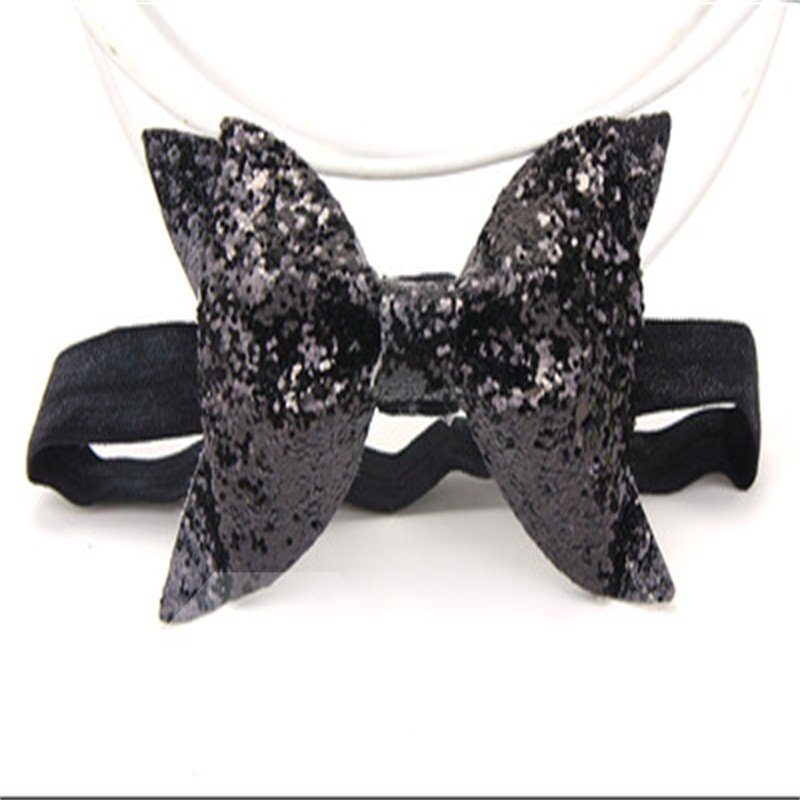 Bowknot Decoration Leather Multi-Color Baby Hair Band - Image 6