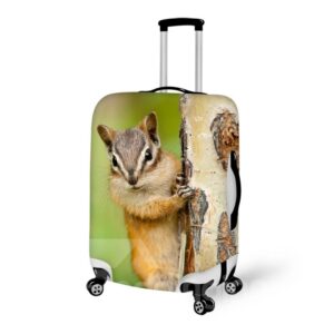 Creative Squirrel Pattern 3D Painted Luggage Cover