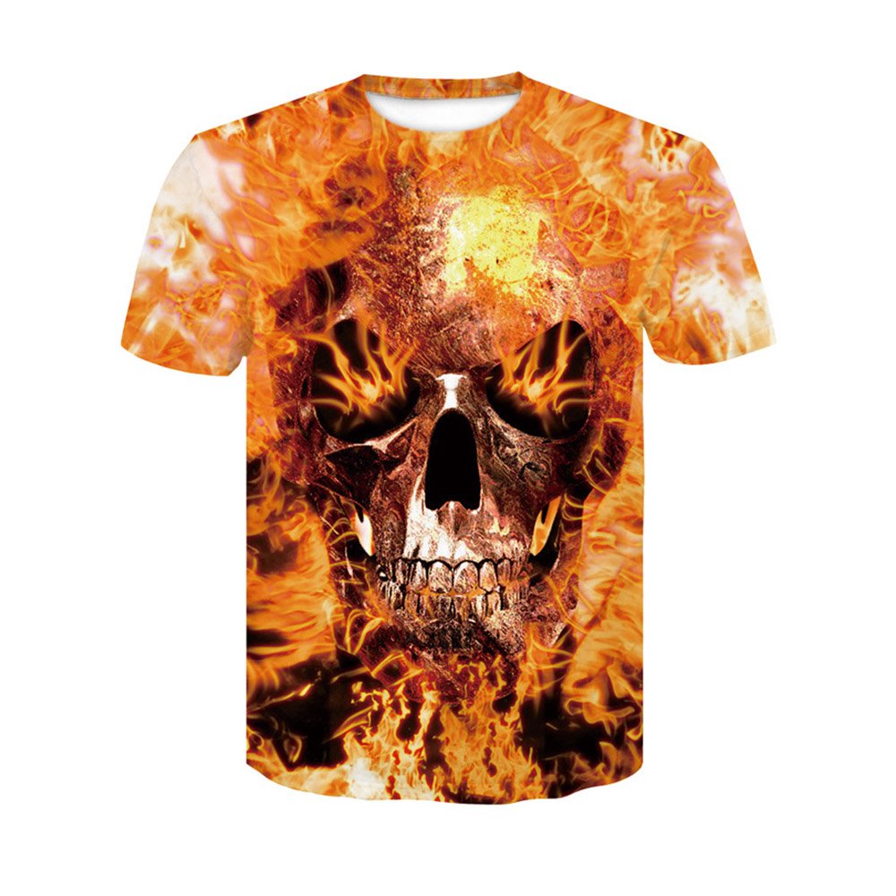 Casual Cool 3D Venom Print Loose Men's Round Neck T-shirt with Comfortable Breathable Fabric - Image 6