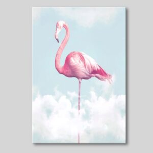 Nordic Style Flamingo Spray Painting Modern Print Wall Decorations Non-Framed Prints