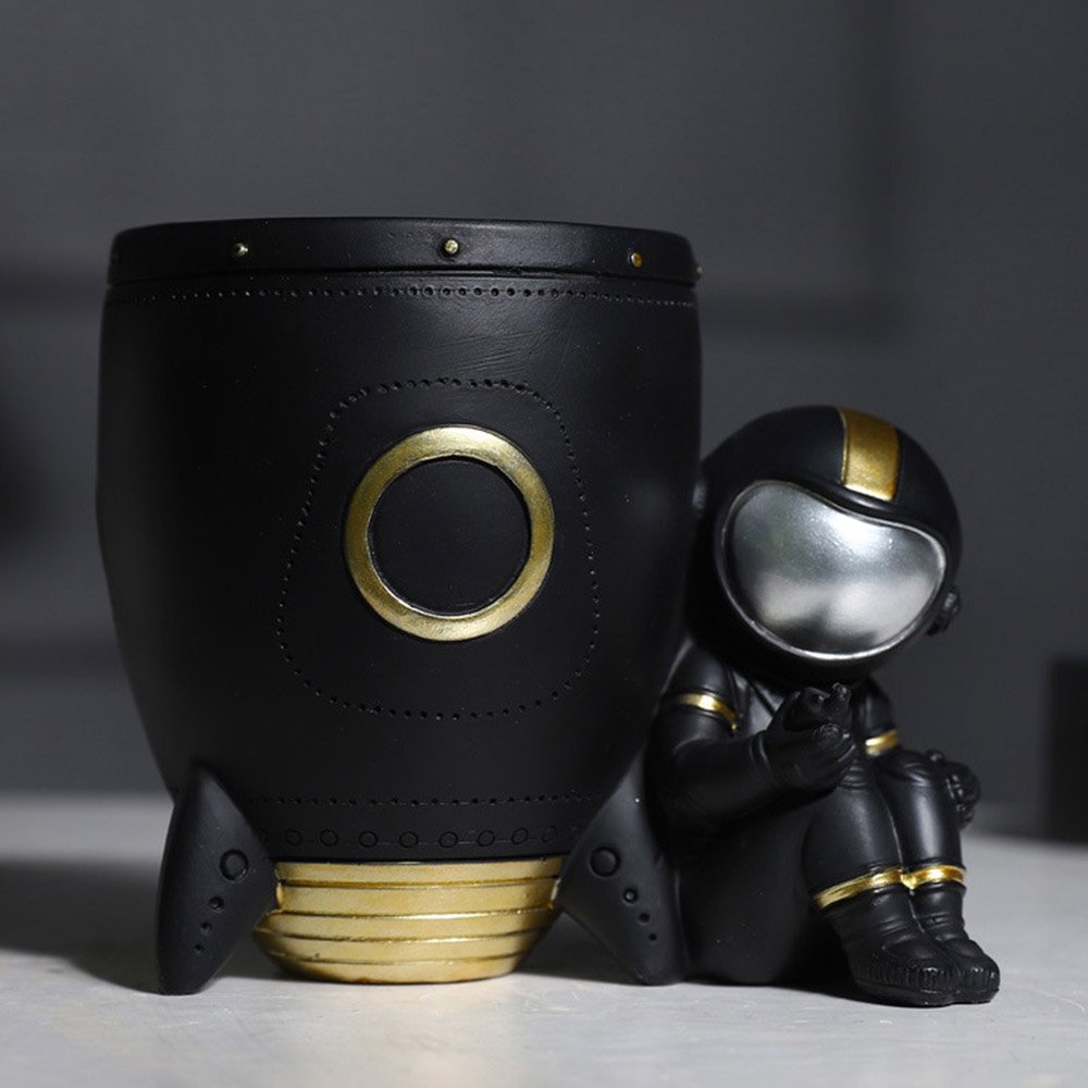 The Astronauts Pen Holder Desk Storage Creative Office Stationery Desktop Decoration Storage Pen Holder Multi-Function Simple Pen Holder Loading Pen Storage Box Stationery Storage Box - Image 2