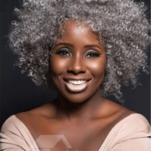 Women's Afro Kinky Curly Synthetic Hair Capless Wigs 12Inches