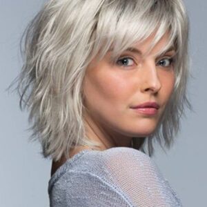 Women Synthetic Hair Natural Straight 12 Inches Wigs