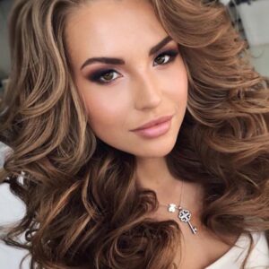 Women's Long Length Big Curly Layered Hairstyle Synthetic Capless Wigs 24 Inches