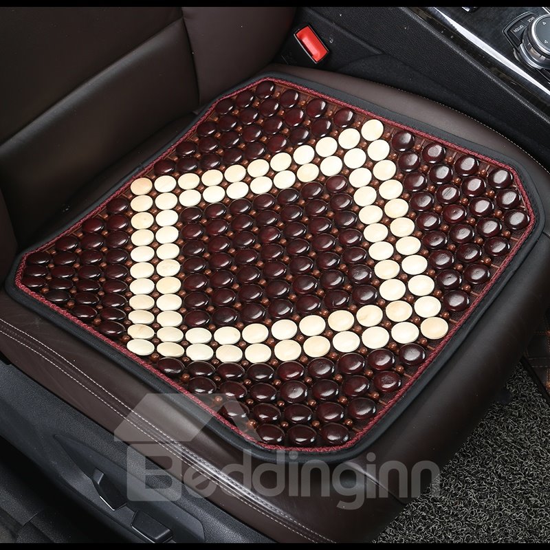Wood Material Cool Durable Color Block Universal Fit Car Seat Mats
