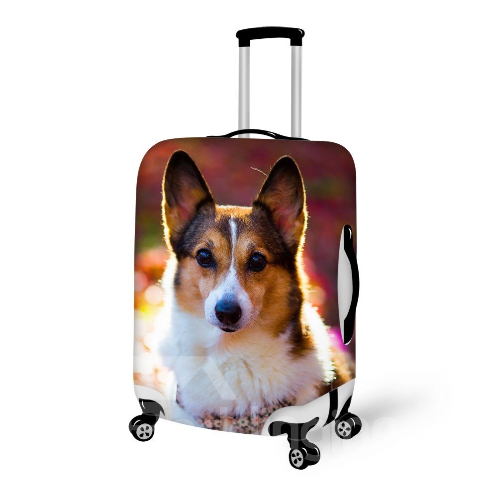 Wonderful Dog Pattern 3D Painted Luggage Cover
