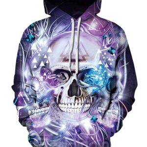 Workout Lightweight Pullover Polyester 3D Painted Hoodie
